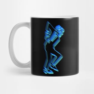 3D Neon Rudeboy Ska Man Design Mug
